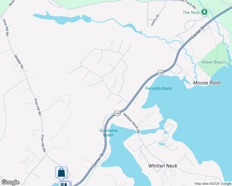 map of restaurants, bars, coffee shops, grocery stores, and more near 1 Birch Hill Estates Road in Wolfeboro