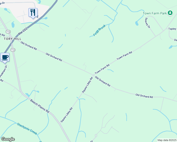 map of restaurants, bars, coffee shops, grocery stores, and more near 32 Squire Libby Road in Buxton