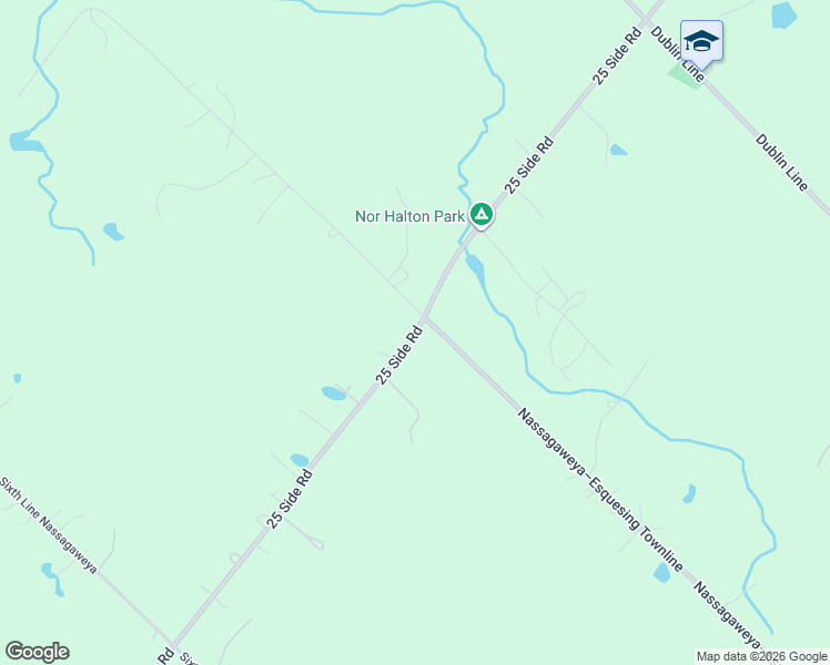 map of restaurants, bars, coffee shops, grocery stores, and more near 13098 Nassagaweya–Esquesing Townline in Acton