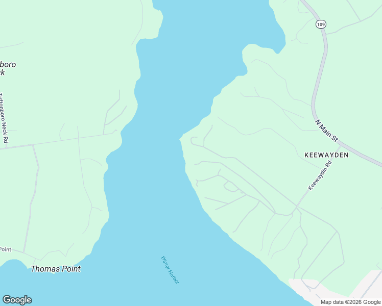 map of restaurants, bars, coffee shops, grocery stores, and more near 102 Old Keewaydin Point Road in Wolfeboro