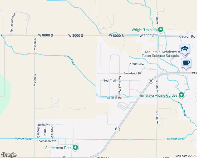 map of restaurants, bars, coffee shops, grocery stores, and more near 1 Eagle Ridge Rd in Victor