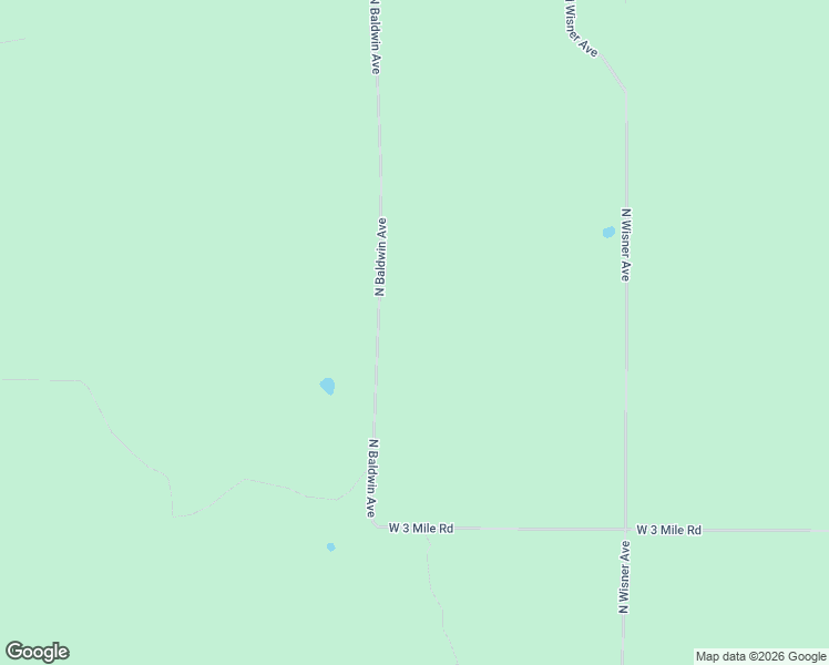 map of restaurants, bars, coffee shops, grocery stores, and more near 2676 North Baldwin Avenue in White Cloud