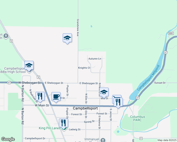 319 Allison Way, Campbellsport WI Walk Score