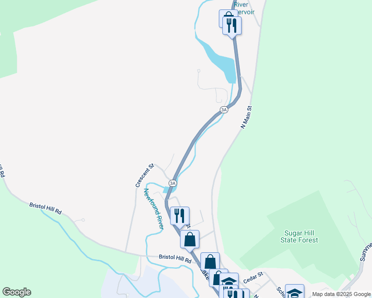 map of restaurants, bars, coffee shops, grocery stores, and more near 507 Lake Street in Bristol