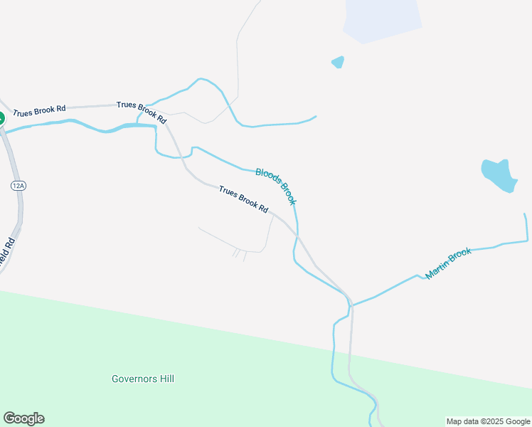 map of restaurants, bars, coffee shops, grocery stores, and more near 124 Trues Brook Road in Lebanon
