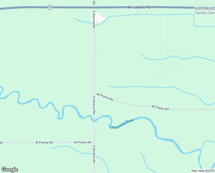 map of restaurants, bars, coffee shops, grocery stores, and more near 4466 West Prairie Road in Shepherd