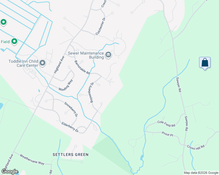map of restaurants, bars, coffee shops, grocery stores, and more near 218 Barnstable Road in South Portland