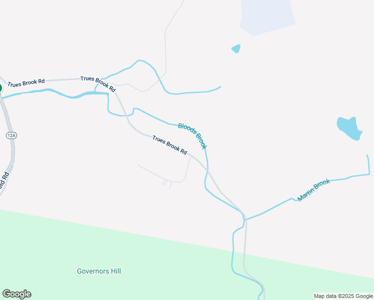 map of restaurants, bars, coffee shops, grocery stores, and more near 124 Trues Brook Road in Lebanon