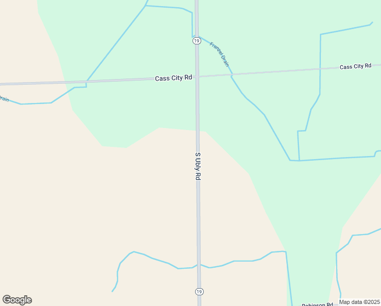 map of restaurants, bars, coffee shops, grocery stores, and more near 6355 South Ubly Road in Ubly