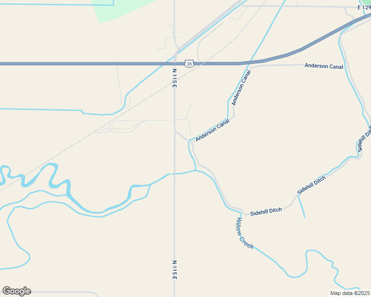 map of restaurants, bars, coffee shops, grocery stores, and more near 12042 North 115 East in Ririe