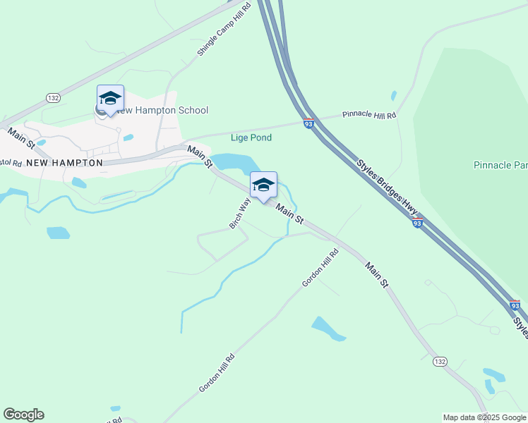map of restaurants, bars, coffee shops, grocery stores, and more near 191 Main Street in New Hampton