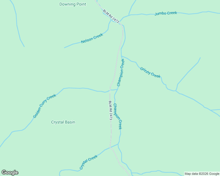 map of restaurants, bars, coffee shops, grocery stores, and more near BLM Road 2473 in Lane County