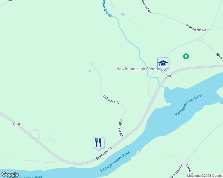 map of restaurants, bars, coffee shops, grocery stores, and more near Oakcrest in Bristol
