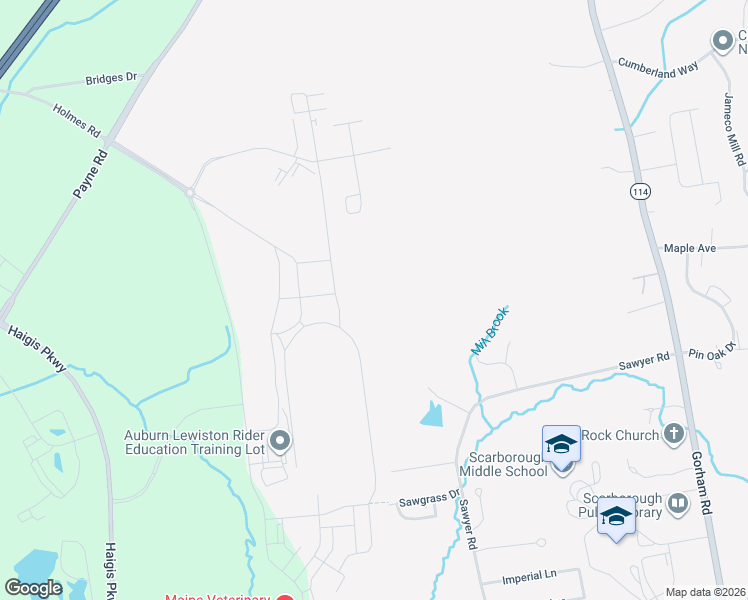 map of restaurants, bars, coffee shops, grocery stores, and more near 2 Elsie Way in Scarborough