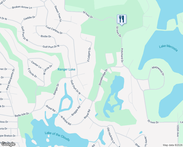 map of restaurants, bars, coffee shops, grocery stores, and more near 11269 Apache Wells Court in Stanwood