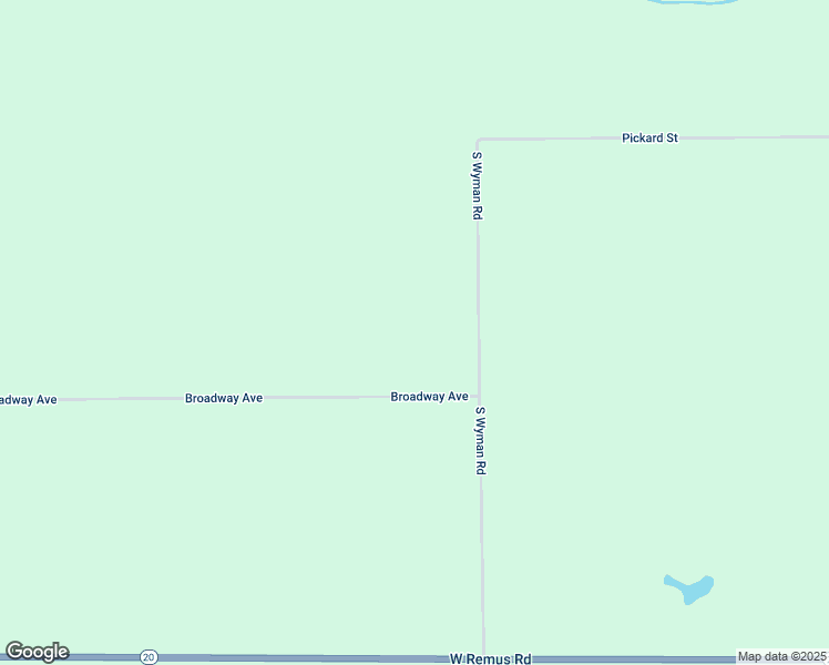 map of restaurants, bars, coffee shops, grocery stores, and more near 10050 Broadway Road in Remus