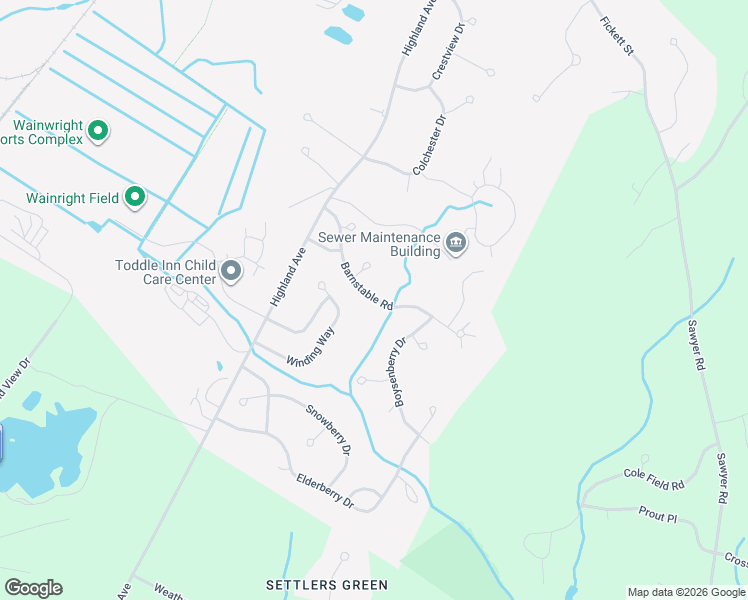 map of restaurants, bars, coffee shops, grocery stores, and more near 141 Barnstable Road in South Portland
