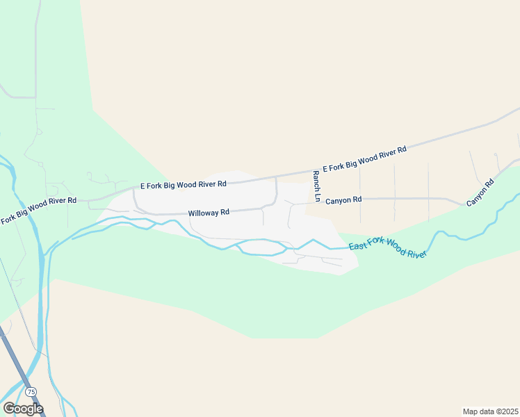 map of restaurants, bars, coffee shops, grocery stores, and more near 312 Willoway Rd in Hailey