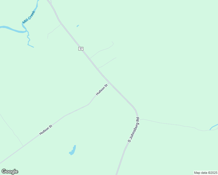 map of restaurants, bars, coffee shops, grocery stores, and more near 678 Hudson Street in Johnsburg