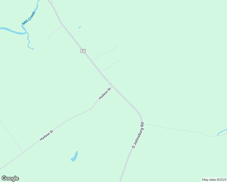 map of restaurants, bars, coffee shops, grocery stores, and more near 678 Hudson Street in Johnsburg