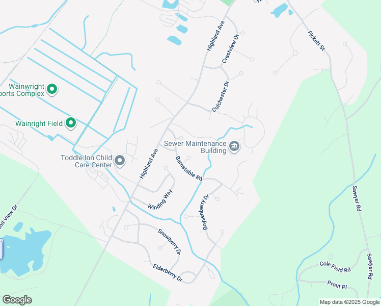 map of restaurants, bars, coffee shops, grocery stores, and more near 136 Brindle Circle in South Portland