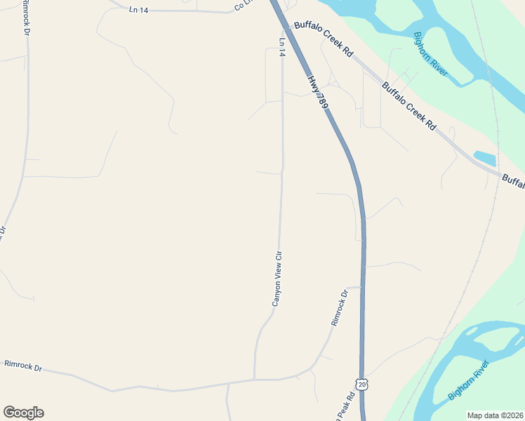 map of restaurants, bars, coffee shops, grocery stores, and more near 402 Pronghorn Loop in Thermopolis
