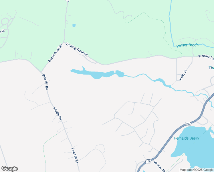 map of restaurants, bars, coffee shops, grocery stores, and more near 206 Trotting Track Road in Wolfeboro