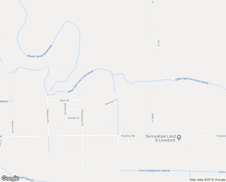 map of restaurants, bars, coffee shops, grocery stores, and more near 16343 Brunello Court in Caldwell