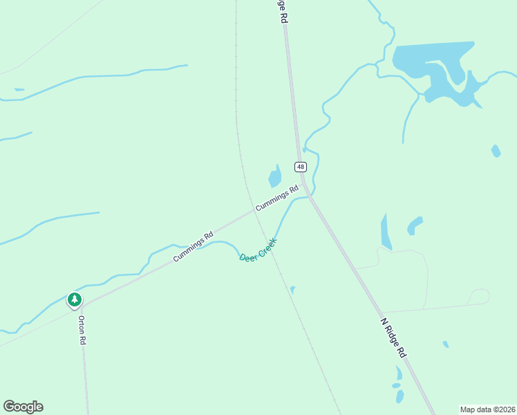 map of restaurants, bars, coffee shops, grocery stores, and more near Cummings Road in Lacona