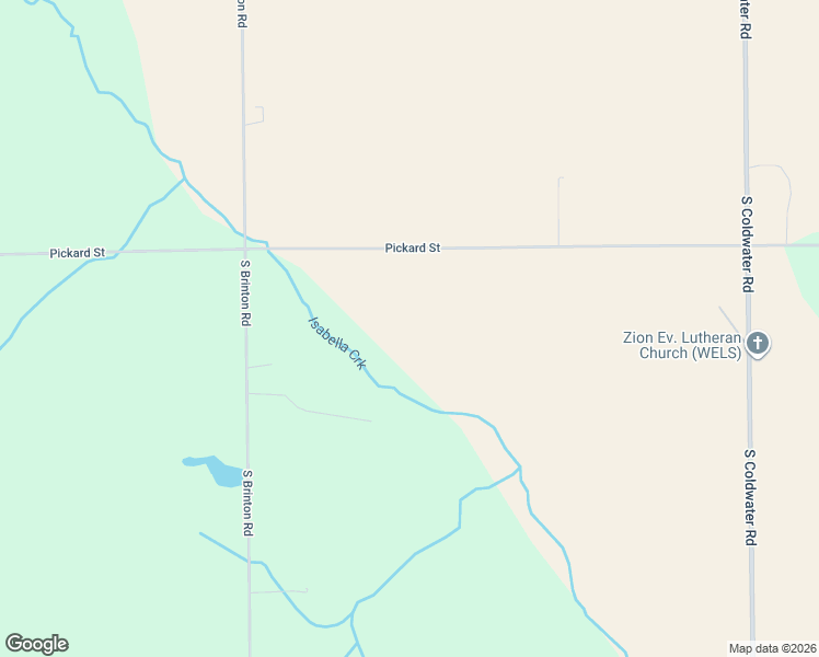 map of restaurants, bars, coffee shops, grocery stores, and more near 7667 West Pickard Road in Mount Pleasant