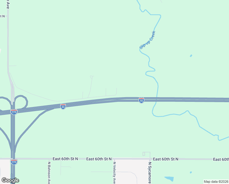 map of restaurants, bars, coffee shops, grocery stores, and more near 26038 476th Avenue in Sioux Falls