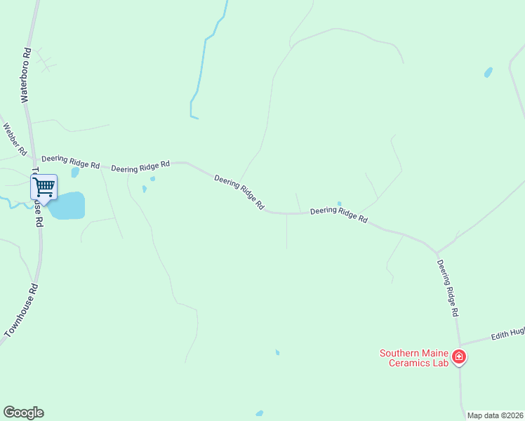 map of restaurants, bars, coffee shops, grocery stores, and more near 721 Deering Ridge Road in Waterboro
