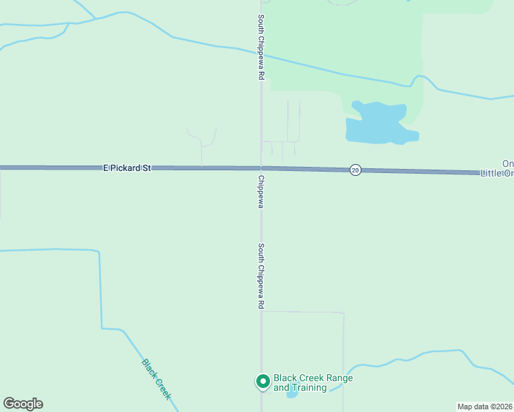 map of restaurants, bars, coffee shops, grocery stores, and more near 2000 South Chippewa Road in Mount Pleasant