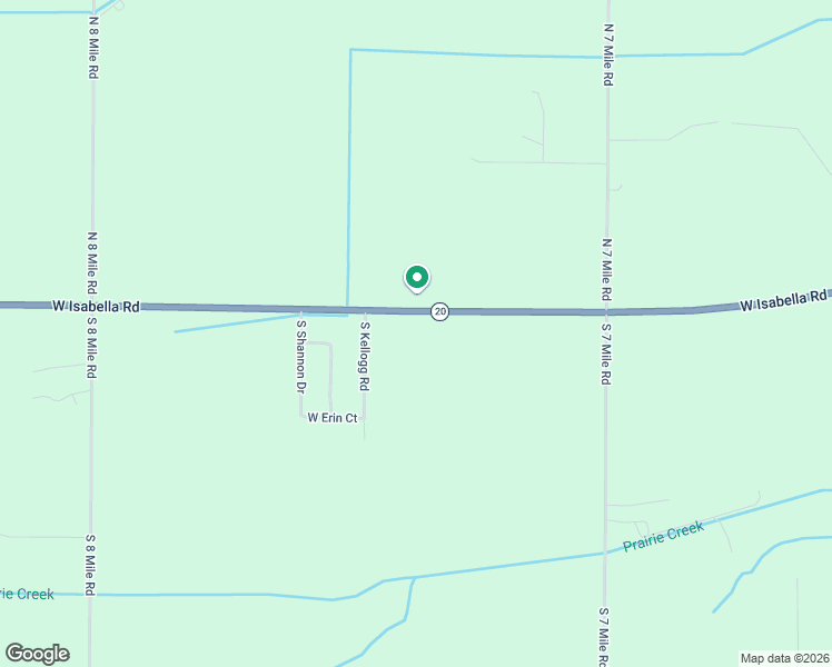map of restaurants, bars, coffee shops, grocery stores, and more near 663 West Isabella Road in Midland