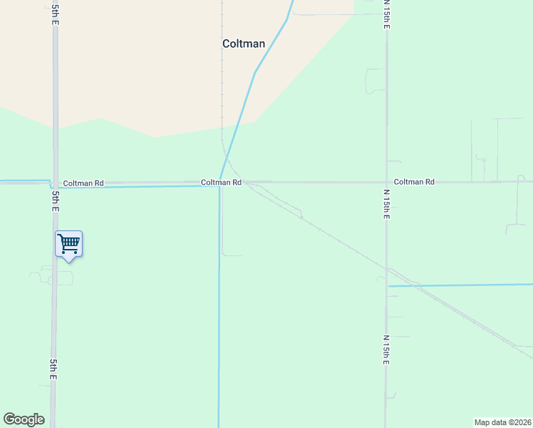 map of restaurants, bars, coffee shops, grocery stores, and more near 1100-1498 Coltman Road in Idaho Falls