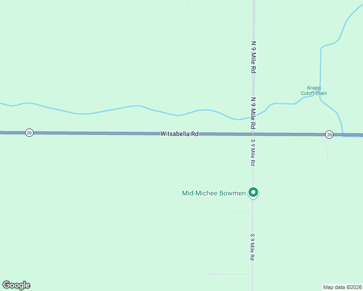 map of restaurants, bars, coffee shops, grocery stores, and more near 1651 West Isabella Road in Midland