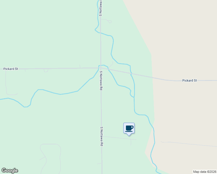 map of restaurants, bars, coffee shops, grocery stores, and more near 2095-2251 South Nottawa Road in Mount Pleasant