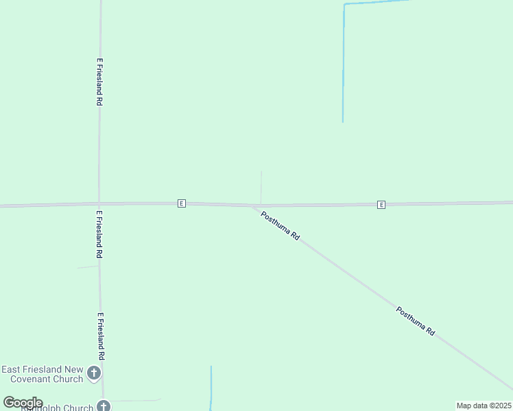 map of restaurants, bars, coffee shops, grocery stores, and more near County Road E in Randolph