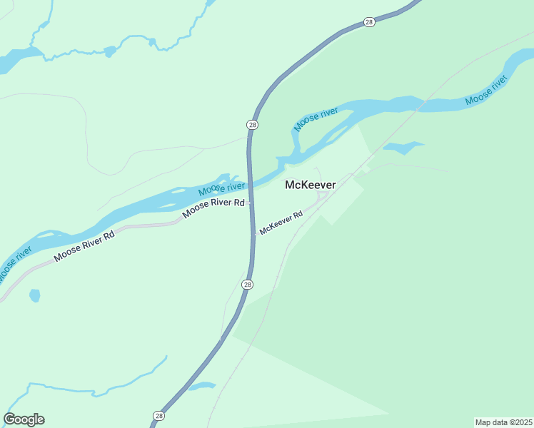 map of restaurants, bars, coffee shops, grocery stores, and more near 125 McKeever Road in Forestport