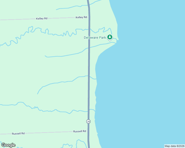 map of restaurants, bars, coffee shops, grocery stores, and more near 6130-6398 Lakeshore Road in Palms