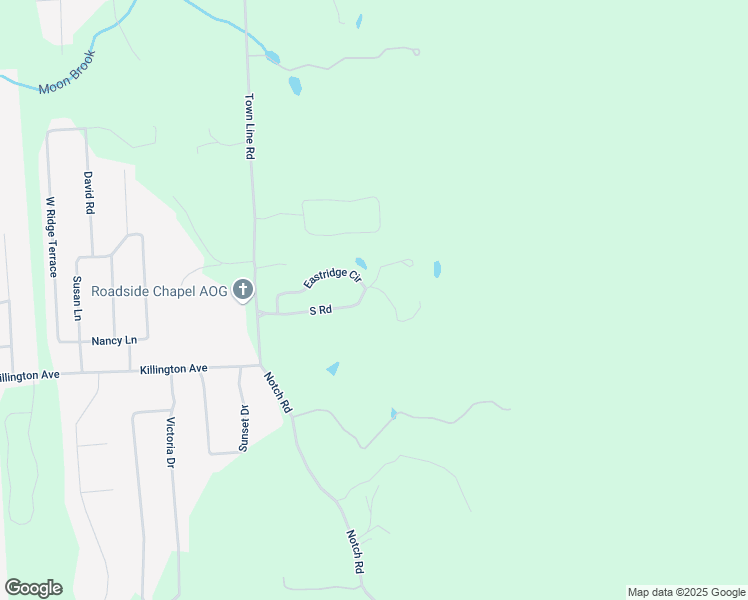 map of restaurants, bars, coffee shops, grocery stores, and more near 14 East Ridge Terrace in Mendon