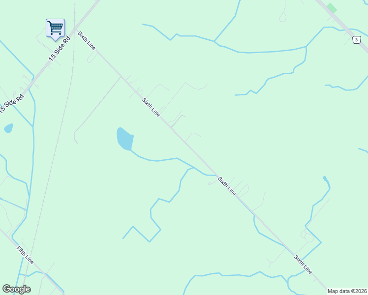 map of restaurants, bars, coffee shops, grocery stores, and more near 10642 Sixth Line in Halton Hills