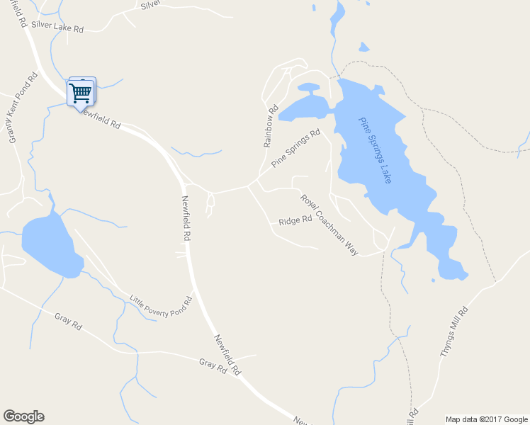 map of restaurants, bars, coffee shops, grocery stores, and more near Green Ghost Road in Shapleigh