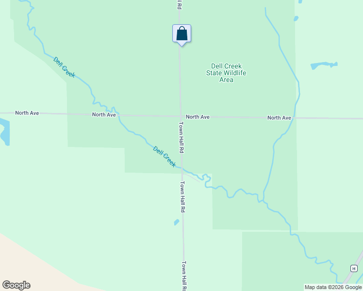 map of restaurants, bars, coffee shops, grocery stores, and more near Town Hall Road in Lyndon Station