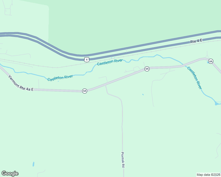 map of restaurants, bars, coffee shops, grocery stores, and more near 1136 Vermont 4A in Castleton