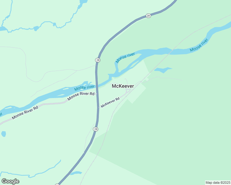 map of restaurants, bars, coffee shops, grocery stores, and more near 125 McKeever Road in Forestport