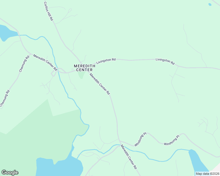 map of restaurants, bars, coffee shops, grocery stores, and more near 176 Meredith Center Road in Meredith