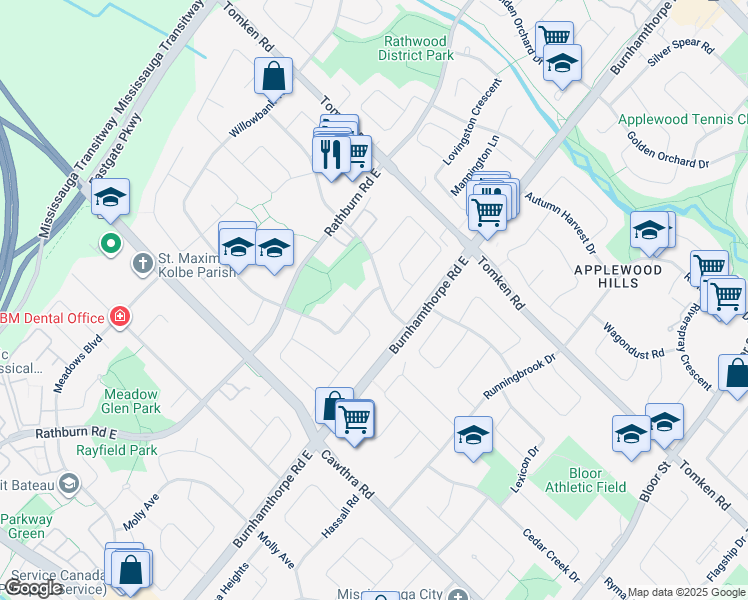 470 Willowbank Trail, Mississauga ON Walk Score