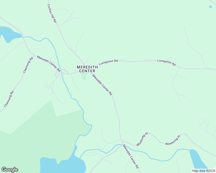 map of restaurants, bars, coffee shops, grocery stores, and more near 176 Meredith Center Road in Meredith