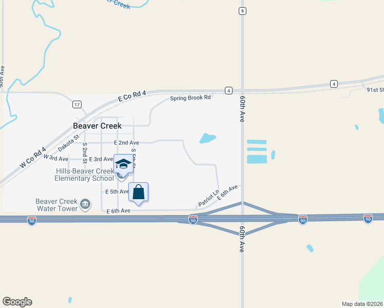 map of restaurants, bars, coffee shops, grocery stores, and more near 204 Ridgeview Road in Beaver Creek